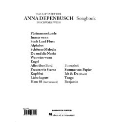 Das Alphabet der Anna Depenbuschin schwarz-wei&szlig;