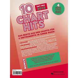 10 Charthits - Oktober bis Dezember 20184 Hefte in einem alle 3 Monate