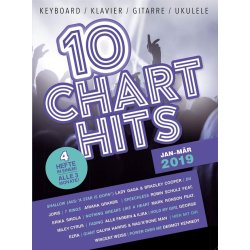 10 Charthits - Jan bis M&auml;r 20194 Hefte in einem alle 3 Monate