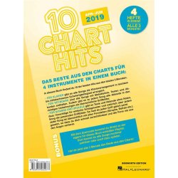10 Charthits - Apr bis Jun 20194 Hefte in einem alle 3 Monate