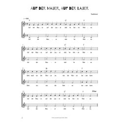 Der kleine Kinderchor 4 : 5 Lieder f&uuml;r Kinder im Grundschulalter