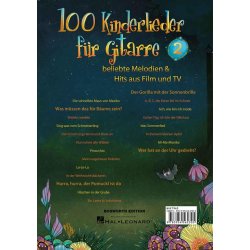 100 Kinderlieder f&uuml;r Gitarre 2 : beliebte Melodien & Hits aus Film und TV