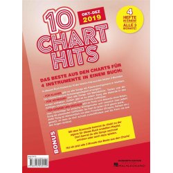 10 Charthits - Okt bis Dez 2019 : 4 Hefte in einem alle 3 Monate