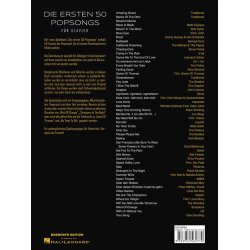 Die ersten 50 Popsongs f&uuml;r Klavier