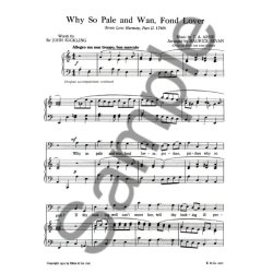 T.A. Arne: Why So Pale And Wan, Fond Lover?