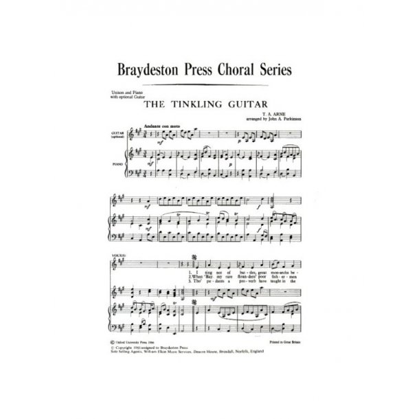 T.A. Arne: The Tinkling Guitar