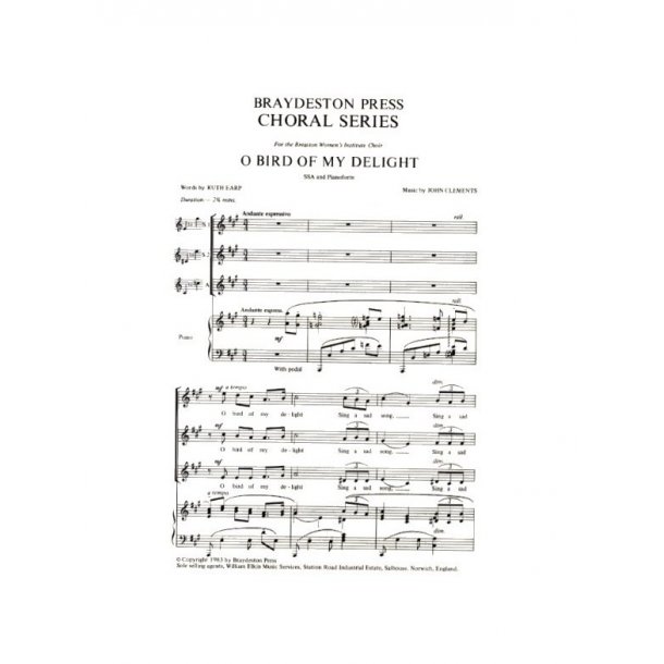 John Clements: O Bird Of My Delight