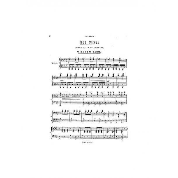 Wilhelm Ganz: Qui Vive