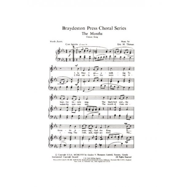 Eric Thiman: The Months