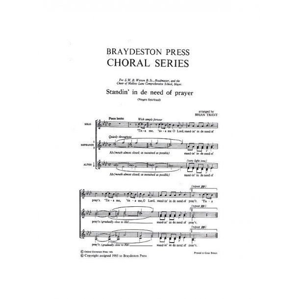 Standin' In De Need Of Prayer