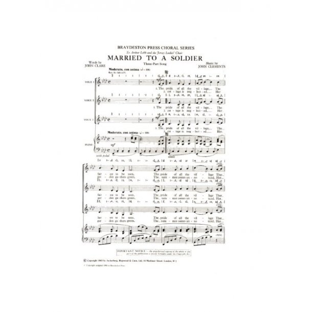 John Clements: Married To A Soldier (SSA)