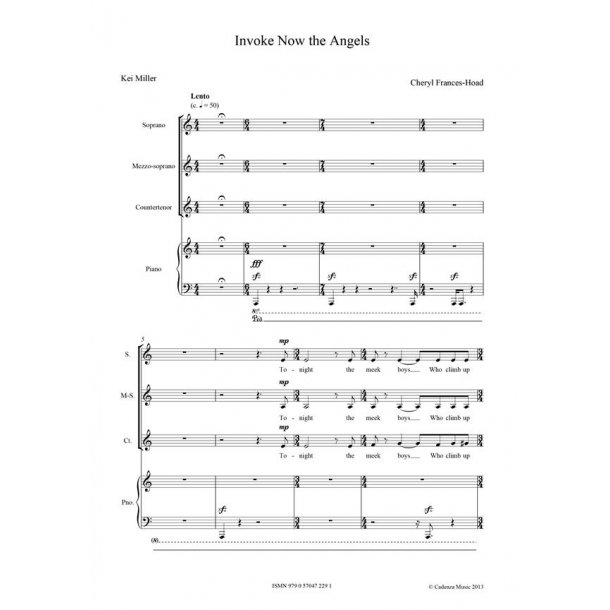 Cheryl Frances-Hoad: Invoke Now the Angels