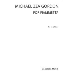 For Fiammetta - A Love Song for Piano