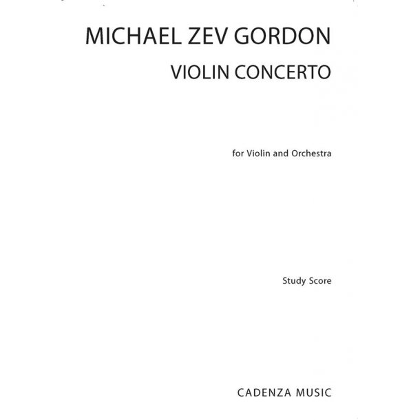 Violin Concerto (Study Score)