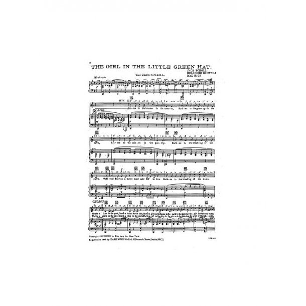 Scholl/Browne/Rich The Girl In The Little Green Hat