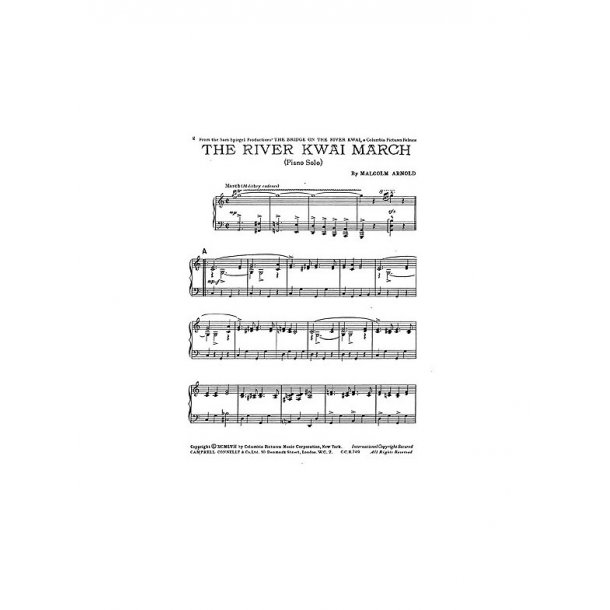 Malcolm Arnold: River Kwai March (Piano)