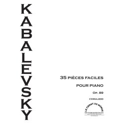 Dimitri Kabalevsky: 35 Pi&egrave;ces Faciles Pour Piano, Op. 89
