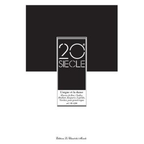 L'Orgue Et La Danse, Album Pour Orgue