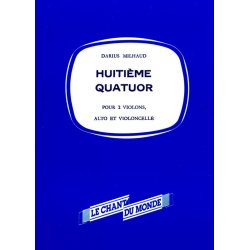 Darius Milhaud: String Quartet No. 8