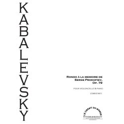 Dimitri Kabalevsky: Rondo &Agrave;&nbsp; La M&eacute;moire De Prokofiev Op. 79