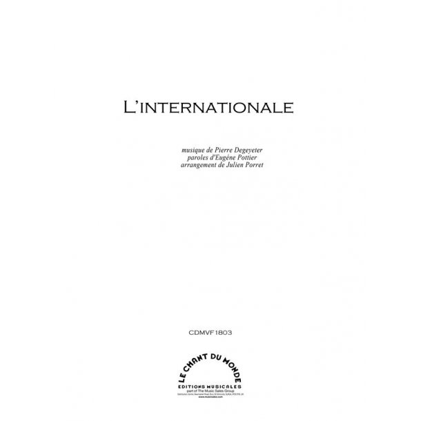 Pierre De Geyter: Internationale