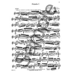 BACH JS 6 SONATAS FOR UNACCOMPANIED VIOLIN (AUER) SOLO VLN BOOK