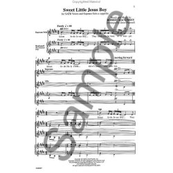 Robert MacGimsey: Sweet Little Jesus Boy - SATB/Soprano Solo A Cappella