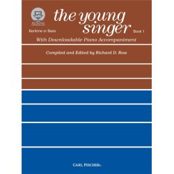 THE YOUNG SINGER BOOK 1 (ROW RICHARD) BARITONE OR BASS BOOK/CD