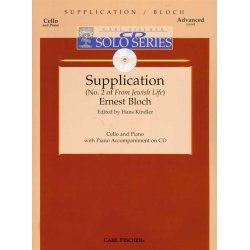 Bloch Supplication No. 2 Vlc Bk/Cd