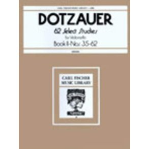 DOTZAUER 62 SELECT STUDIES FOR VIOLONCELLO BOOK 2 (GIRARD) CELLO BOOK