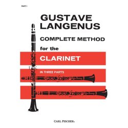 LANGENUS GUSTAVE COMPLETE METHOD FOR THE CLARINET PART 1 CLT BOOK