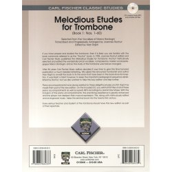Marco Bordogni: Melodious Etudes For Trombone - Book 1