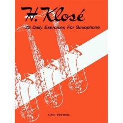 KLOSE HYACINTHE 25 DAILY EXERCISES FOR SAXOPHONE SAX BOOK