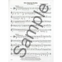 Georg Kopprasch: Sixty Selected Studies For Horn - Book 1/CD