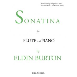 Burton Eldin Sonatina Flt/Pf Bk
