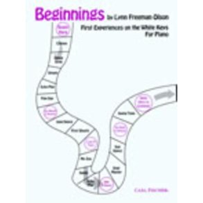 OLSON LYNN FREEMAN BEGINNINGS FIRST EXPERIENCES ON WHITE KEYS PIANO BK