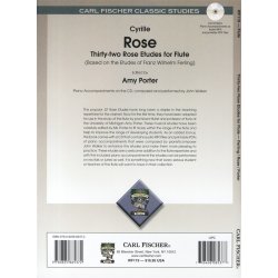 32 Rose Etudes For Flute