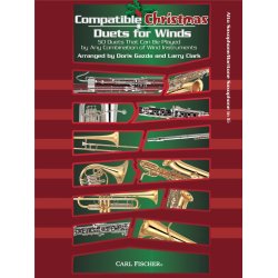 Compatible Christmas Duets For Winds: Alto Saxophone/Baritone Saxophone In Eb