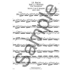 J. S. Bach: Six Cello Suites For Trombone (Arr. Larry Clark)