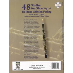 Franz Wilhelm Ferling: 48 Studies For Oboe Op.31 - Book/2CDs