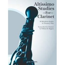 Altissimo Studies For Clarinet - 90 Melodious Studies