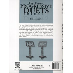 Carl Fischer Progressive Duets Volume 1 - Horn In F