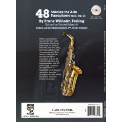 Franz Wilhelm Ferling: 48 Studies For Alto Saxophone In E Flat Op.31