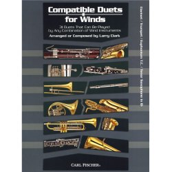 Larry Clark: Compatible Duets For Winds - Clarinet/Trumpet/T.C. Euphonium/Tenor Saxophone