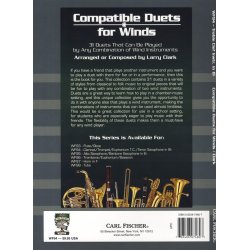 Larry Clark: Compatible Duets For Winds - Clarinet/Trumpet/T.C. Euphonium/Tenor Saxophone