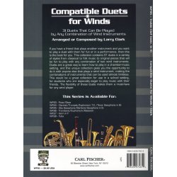 Larry Clark: Compatible Duets For Winds - Alto Saxophone/Baritone Saxophone