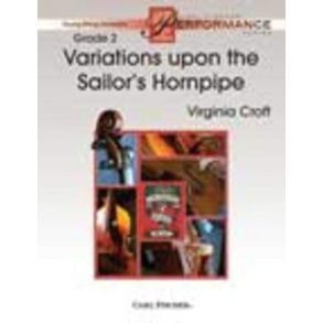 VARIATIONS UPON THE SAILOR'S HORNPIPE (CROFT VIRGINIA) STR ORCH SC/PTS