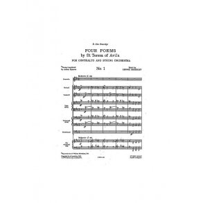 Lennox Berkeley: Four Poems By St. Teresa Of Avila Op.27