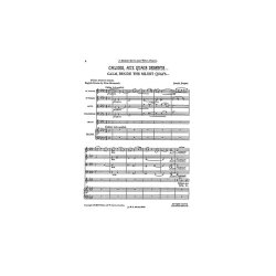 Jongen, J Calmes, Aux Quais Deserts Voice/String 4tet Score And Parts