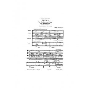 Timothy Mather Spelman: Poeme 'Le Pavillon Sur L'eau' (Miniature Score)